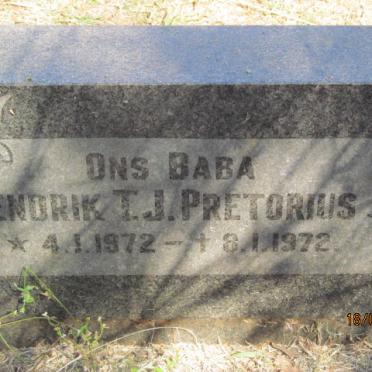PRETORIUS Hendrik T.J. 1972-1972