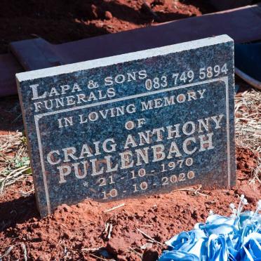 PULLENBACH Craig Anthony 1970-2020