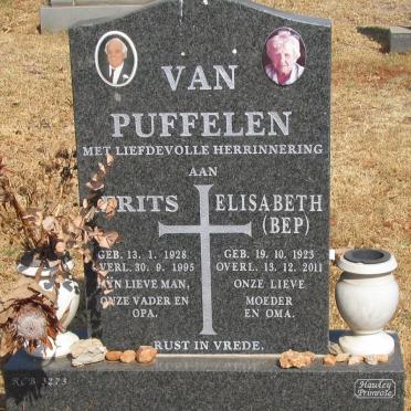 PUFFELEN Frits, van 1928-1995 &amp; Elisabeth 1923-2011