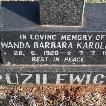 PUZILEWICZ Wanda Barbara Karolina 1928-1990