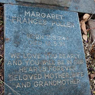 PULLEN Margaret Frances 1924-1991 :: PULLEN Lynette Joan -1961