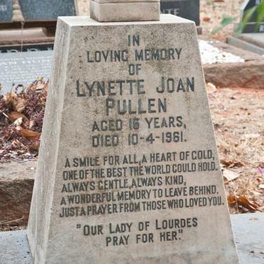 PULLEN Margaret Frances 1924-1991 :: PULLEN Lynette Joan -1961