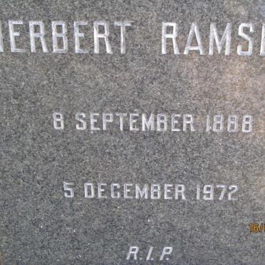 RAMSDEN Herbert 1888-1972