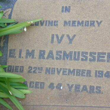 RASMUSSEN Ivy E.I.M. -1947