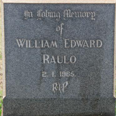 RAULO William Edward -1965