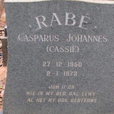 RABE Casparus Johannes 1950-1973