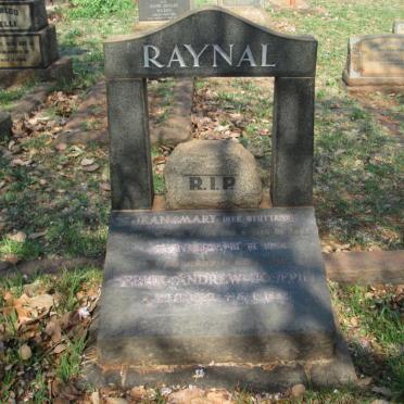 RAYNAL Felix Andrew Joseph 1923-1992 &amp; Jean Mary STUTTARD 1925-1955