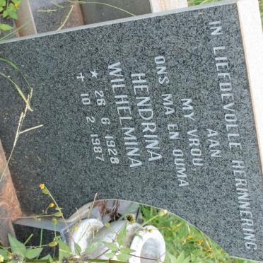 RANDT Hendrina Wilhelmina, du 1928-1987