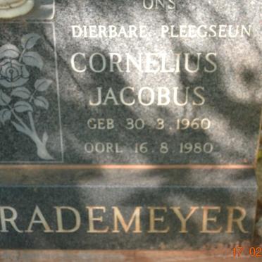 RADEMEYER Cornelius Jacobus 1960-1980