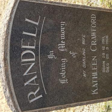 RANDELL Kathleen Crawford 1911-1966