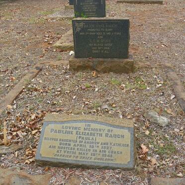 RAUCH Anne -1944 :: SCOTT G.E.M. -1944 :: RAUCH Pauline Elizabeth 1927-1948