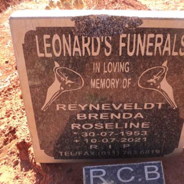 REYNEVELDT Brenda Roseline 1953-2021