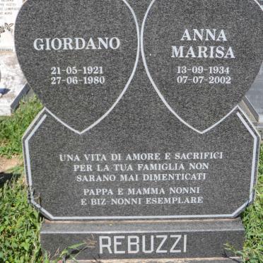 REBUZZI Giordano 1921-1980 &amp; Anna Marisa 1934-2002