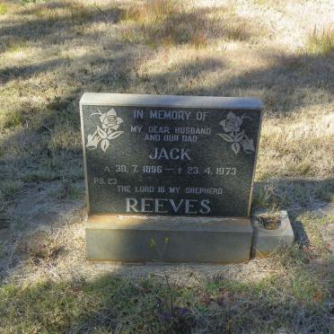 REEVES Jack 1896-1973