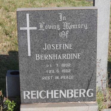 REICHENBERG Josefine Bernhardine 1892-1982