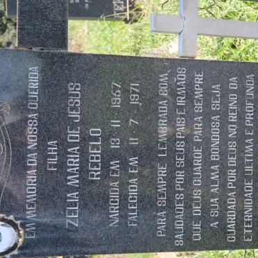 REBELO Zelia Maria de Jesus 1957-1971