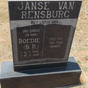 RENSBURG B.R., Janse van  1932-2001