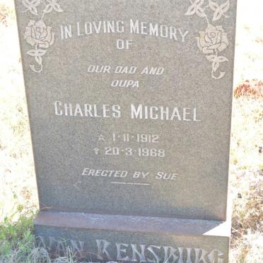 RENSBURG Charles Michael, van 1912-1968