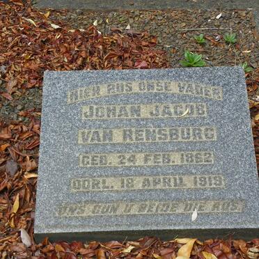 RENSBURG Johan Jacob, van 1862-1919