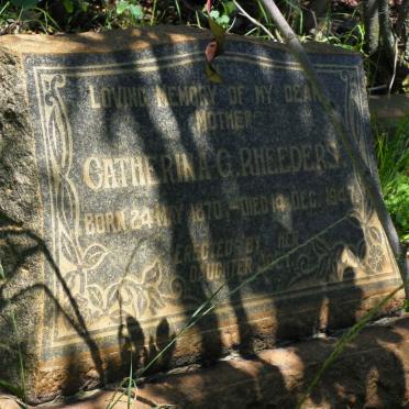 RHEEDERS Catherina G. 1870-1947