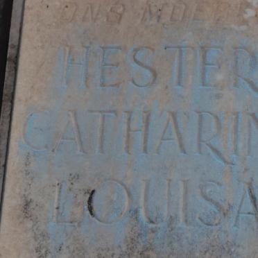 RHEEDER Hester Catharina Louisa 1928-1971