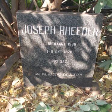RHEEDER Joseph 1960-1978