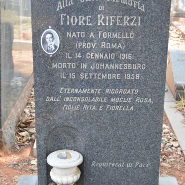 RIFERZI Fiore 1916-1958