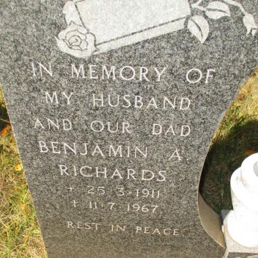 RICHARDS Benjamin A. 1911-1967