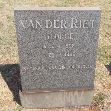 RIET George, van der 1908-1966