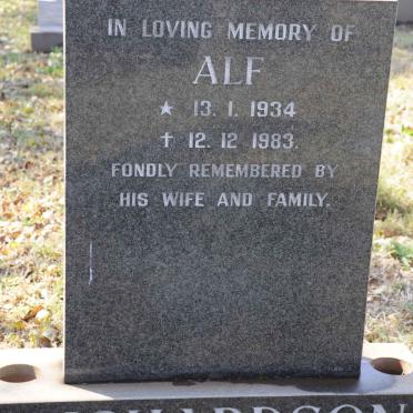 RICHARDSON Alf 1934-1983