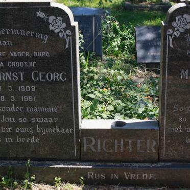 RICHTER August Ernst Georg 1908-1991 &amp; Magdalena Maria 1908-1979
