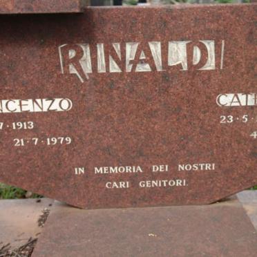 RINALDI Vincenzo 1913-1979 &amp; Caterina 1921-1978