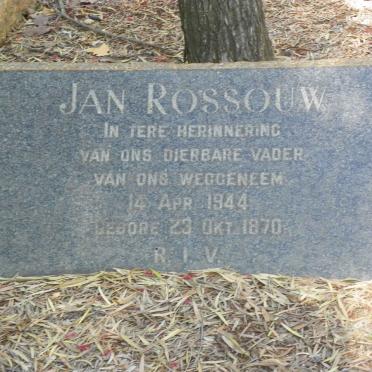 ROSSOUW Jan 1870-1944