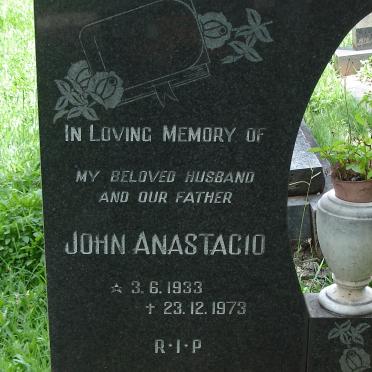 RODERICK John Anastacio 1933-1973
