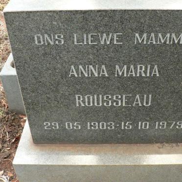 ROUSSEAU Anna Maria 1903-1979