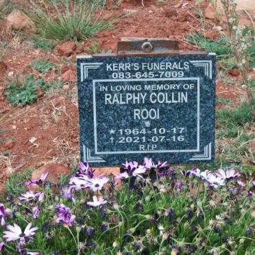 ROOI Ralphy Collin 1964-2021