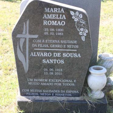ROMAO Maria Amelia 1900-1983 :: SANTOS Alvaro De Sousa 1918-2011