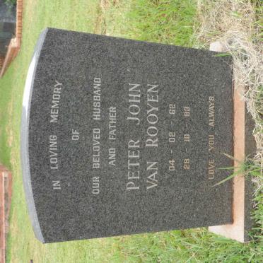 ROOYEN Peter John, van 1962-1993