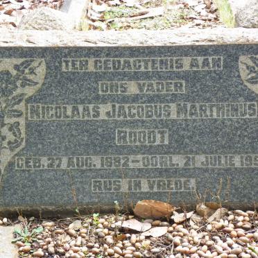 ROODT Nicolaas Jacobus Marthinus 1882-1952
