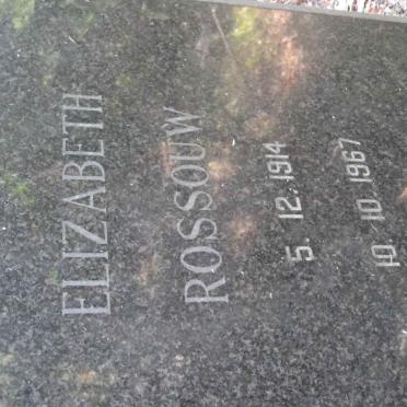 ROSSOUW Elizabeth 1914-1967