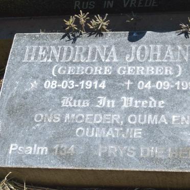 ROOS Francois Jacobus 1912-1979 &amp; Hendrina Johanna GERBER 1914-1998