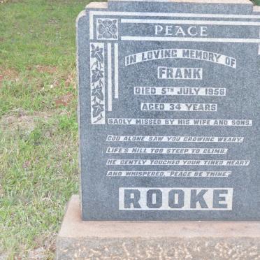 ROOKE Frank -1956