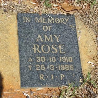 ROSE Amy 1910-1986