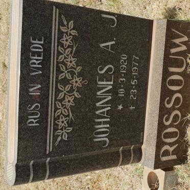 ROSSOUW Johannes A.J. 1920-1977