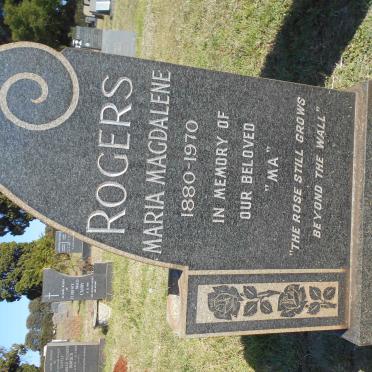 ROGERS Maria Magdalene 1880-1970