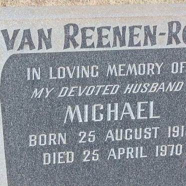 ROOS Michael, van REENEN 1910-1970