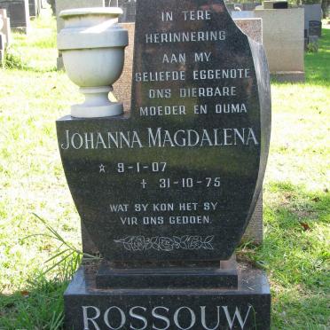 ROSSOUW Johanna Magdalena 1907-1975