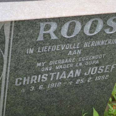 ROOS Christiaan Josef 1912-1992