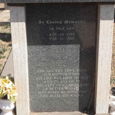 ROOYEN Sturton, van 1989-2005