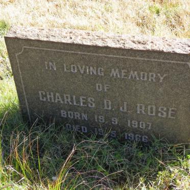ROSE Charles D.J. 1907-1966